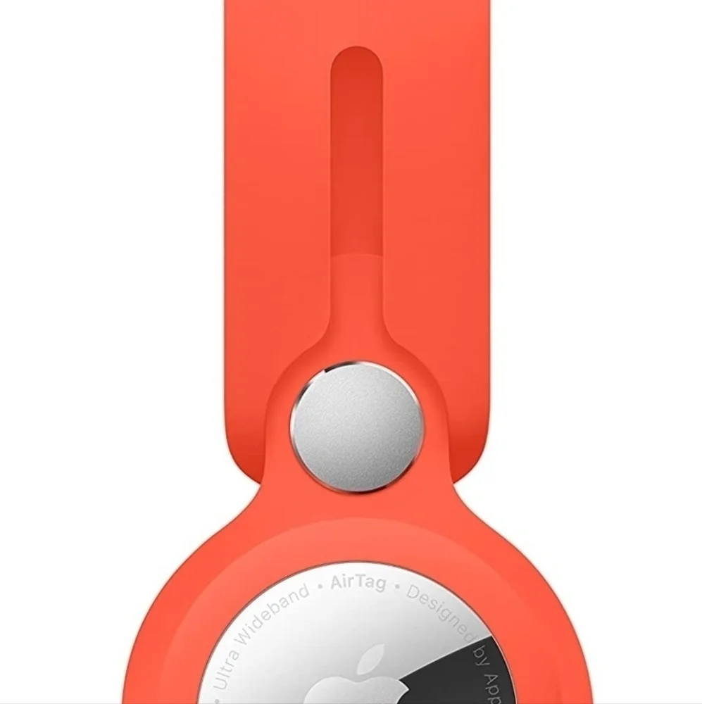 Genuine Apple AirTag Polyurethane Loop - Authentic NEW !!! Electric Orange